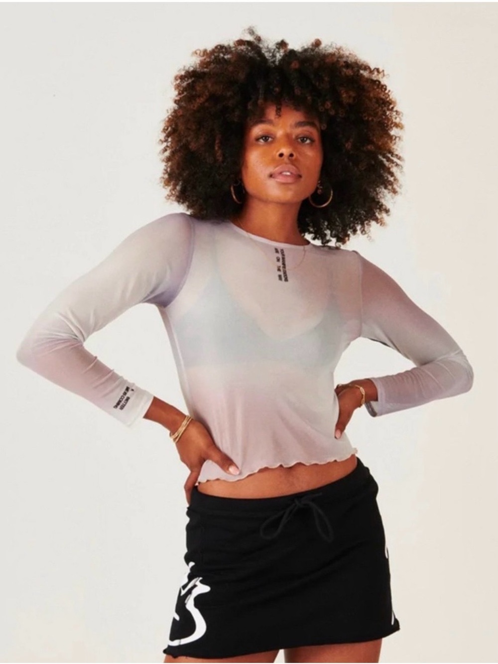 The Language of the Universe Mesh Top in Celestial by the Mayfair Group